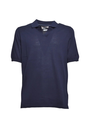 MC2 Saint Barth fine-knit V-neck T-shirt - Blue