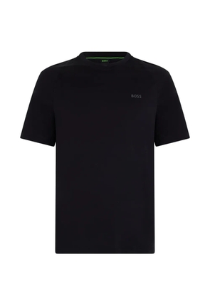 BOSS Tour logo-print raglan-sleeve T-shirt - Black