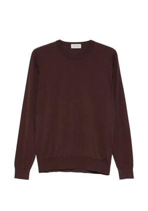 John Smedley Rowland crew-neck T-shirt - Brown