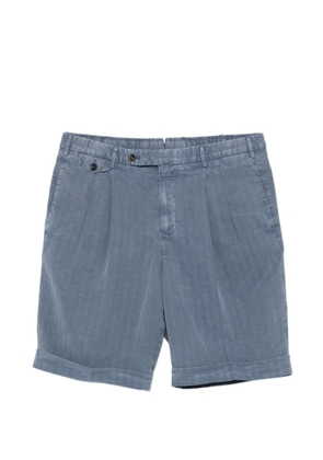 PT Torino pleated shorts - Blue