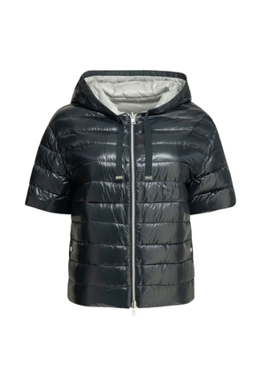 Herno quilted hooded reversible puffer jacket - Blue