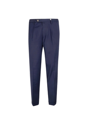 Myths pleated wool trousers - Blue