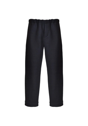 Meta Campania Collective drawstring-waist wool trousers - Black