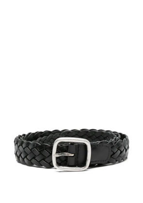 Anderson's braided leather belt - Black