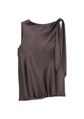 Antonelli knot-detail sleeveless top - Purple