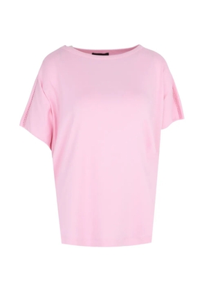 Fabiana Filippi ribbed-knit T-shirt - Pink