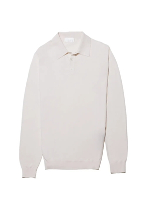 Roberto Collina long-sleeve polo shirt - Neutrals