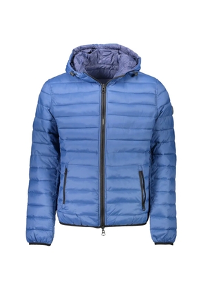 U.S. POLO ASSN. quilted hooded jacket - Blue