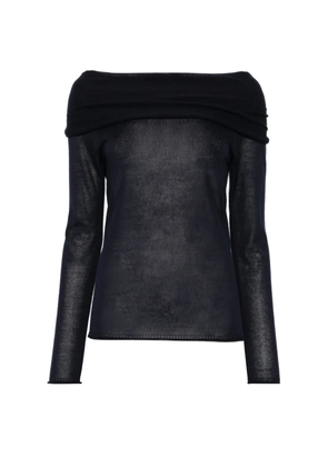 Roberto Collina off-the-shoulder sweater - Blue