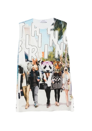The Artistylist graphic-print sleeveless top - White