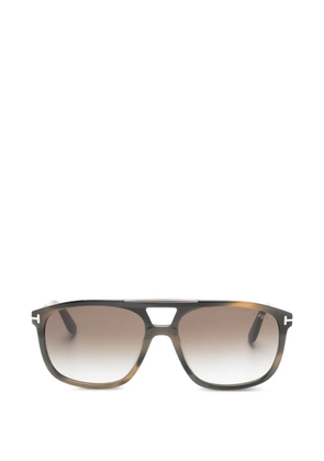 TOM FORD Eyewear Brianna pilot-frame sunglasses - Brown