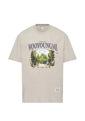 Wooyoungmi scenic-print T-shirt - Neutrals