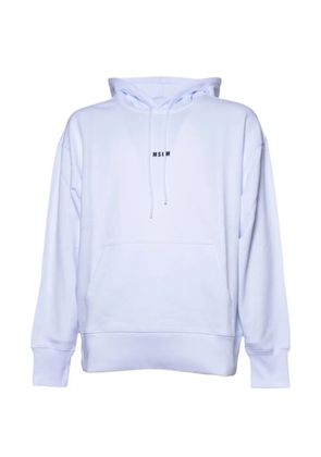 MSGM logo-print hoodie - White