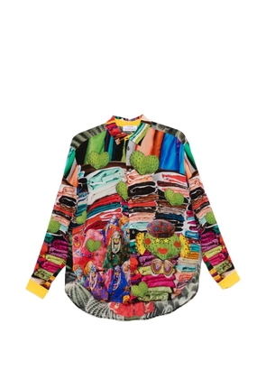 The Artistylist cactus-print long-sleeve shirt - Green