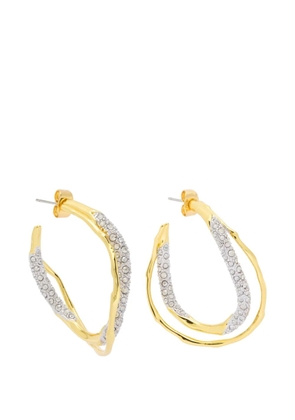 Alexis Bittar Solanales twist hoop earrings - Gold
