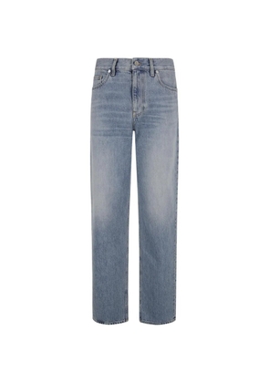 Gucci stonewashed wide-leg jeans - Blue