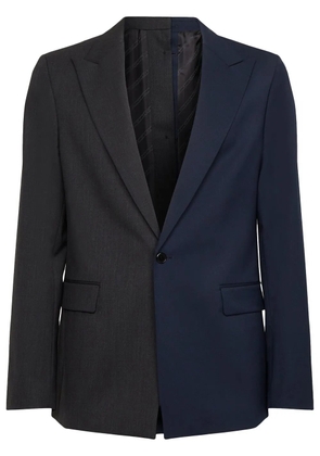 Karl Lagerfeld x Cara Delevingne bi-colour blazer - Blue