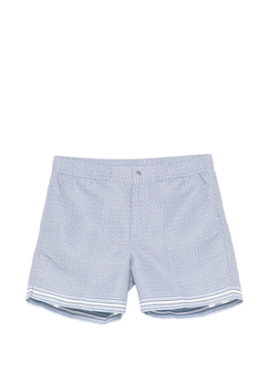 CHÉ Lucena geometric-print swim shorts - Blue