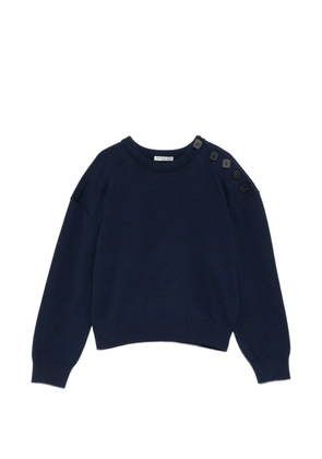 Veronique Leroy button-detail sweater - Blue