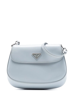 Prada Pre-Owned 2000-2013 Mini Brushed Leather Cleo Flap shoulder bag - Grey