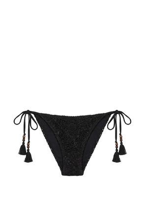 Del Maar Beu crochet-knit bikini bottoms - Black