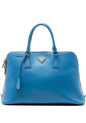 Prada Pre-Owned 2021-2025 Large Saffiano Lux Promenade satchel - Blue