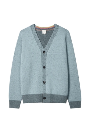 Paul Smith marl-effect wool cardigan - Blue