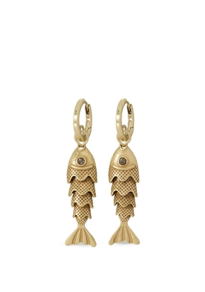 Roxanne Assoulin fish-pendant drop earrings - Gold