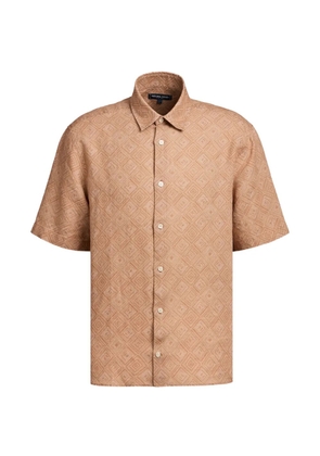 Frescobol Carioca Castro Angra Madeira-print shirt - Neutrals