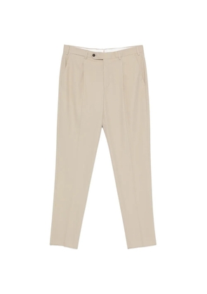 PT Torino pleated cotton trousers - Neutrals