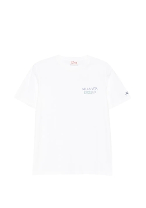 MC2 Saint Barth embroidered-logo T-shirt - White