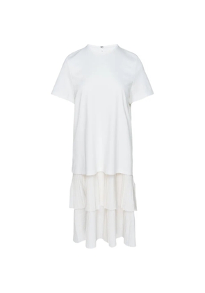 Club21 Collection Georgette Lucy pleated-skirt dress - White
