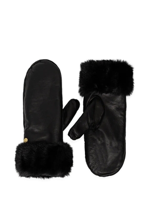 Barbour button detail gloves - Black