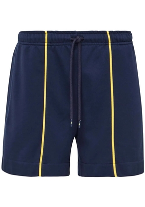 JW Anderson contrast-seam shorts - Blue