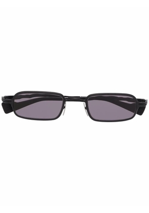 Kuboraum rectangle-frame sunglasses - Black