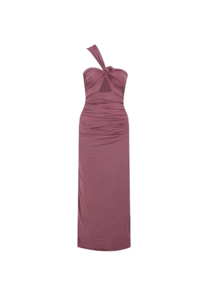Maygel Coronel Arcano ruched cut-out dress - Pink