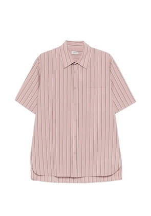 Simkhai striped-pattern short-sleeve shirt - Pink