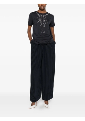 Marella crystal-embellished T-shirt - Blue
