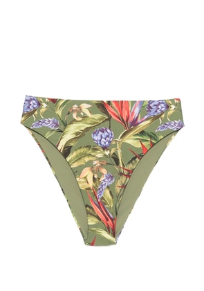 FARM Rio Strilitzia floral-print bikini bottoms - Green