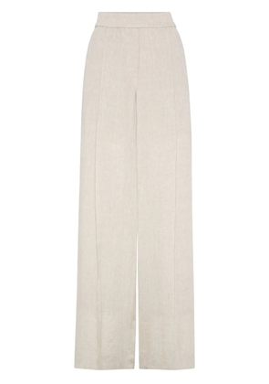 Brunello Cucinelli linen trousers - Neutrals
