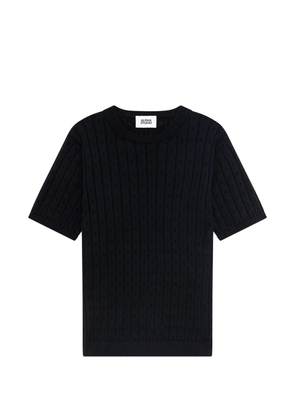 ALPHA STUDIO short-sleeved sweater - Blue