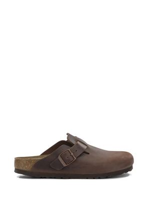 Birkenstock Boston buckle-fastening mules - Brown