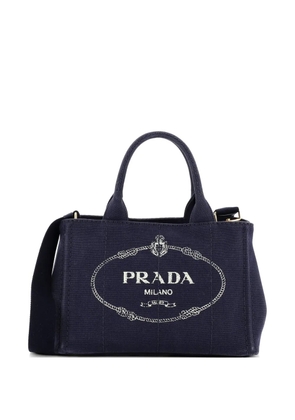 Prada Pre-Owned Canapa Canvas Mini tote bag - Blue