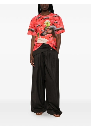 The Artistylist graphic-print cotton T-shirt - Red