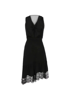 Victoria Beckham lace-trim mini dress - Black