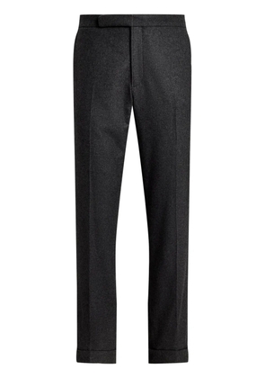 Ralph Lauren Purple Label wool flannel trousers - Grey