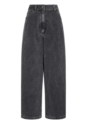 TOMBOY corduroy wide-leg trousers - Grey