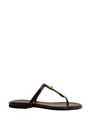 Madison.Maison hammered-link sandals - Brown