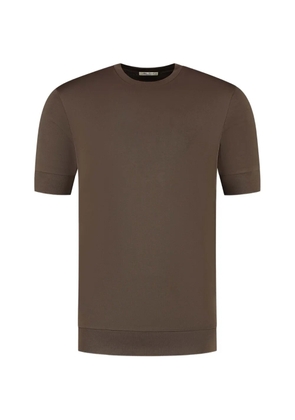 Stefan Brandt crew-neck short-sleeve T-shirt - Brown