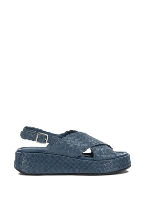 PONS QUINTANA Maui platform sandals - Blue